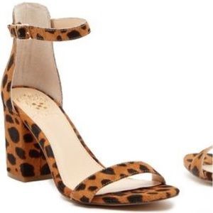 Vince Camuto Beah Block Heel Ankle Strap Sandals